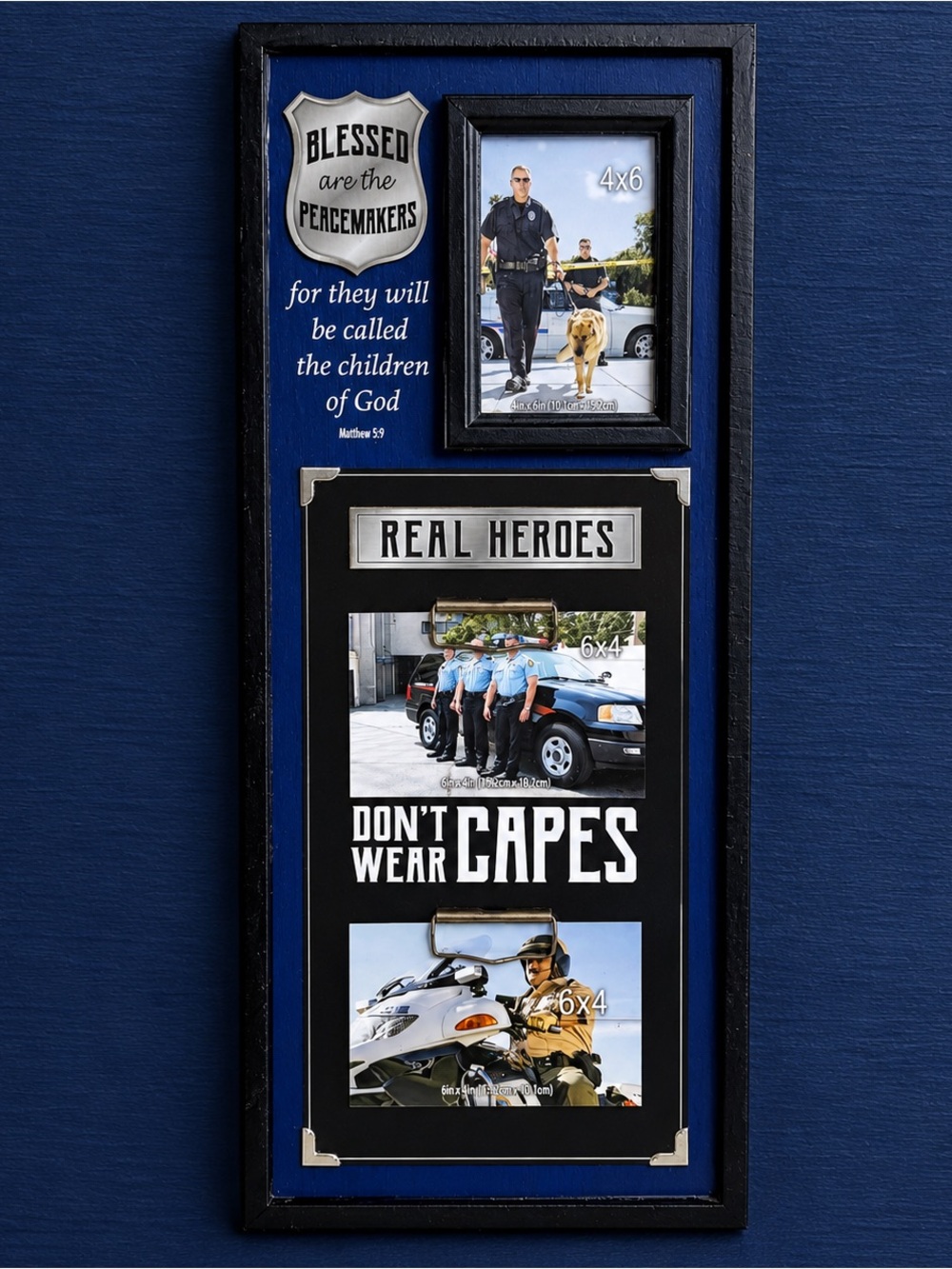 Law Enforcement Photo Collage Frame